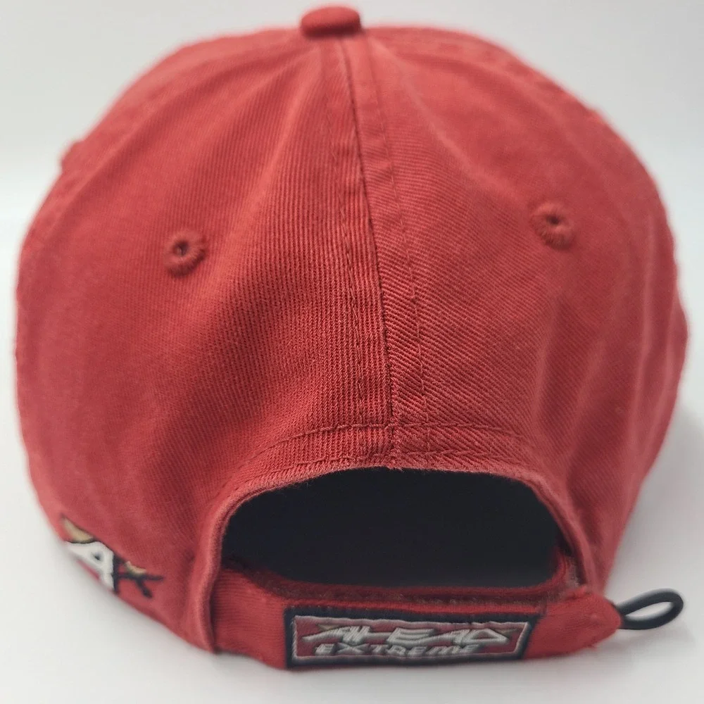 Rich Harvest Farms Hat Adjustable Ahead Red White Golf Course Country Club Men